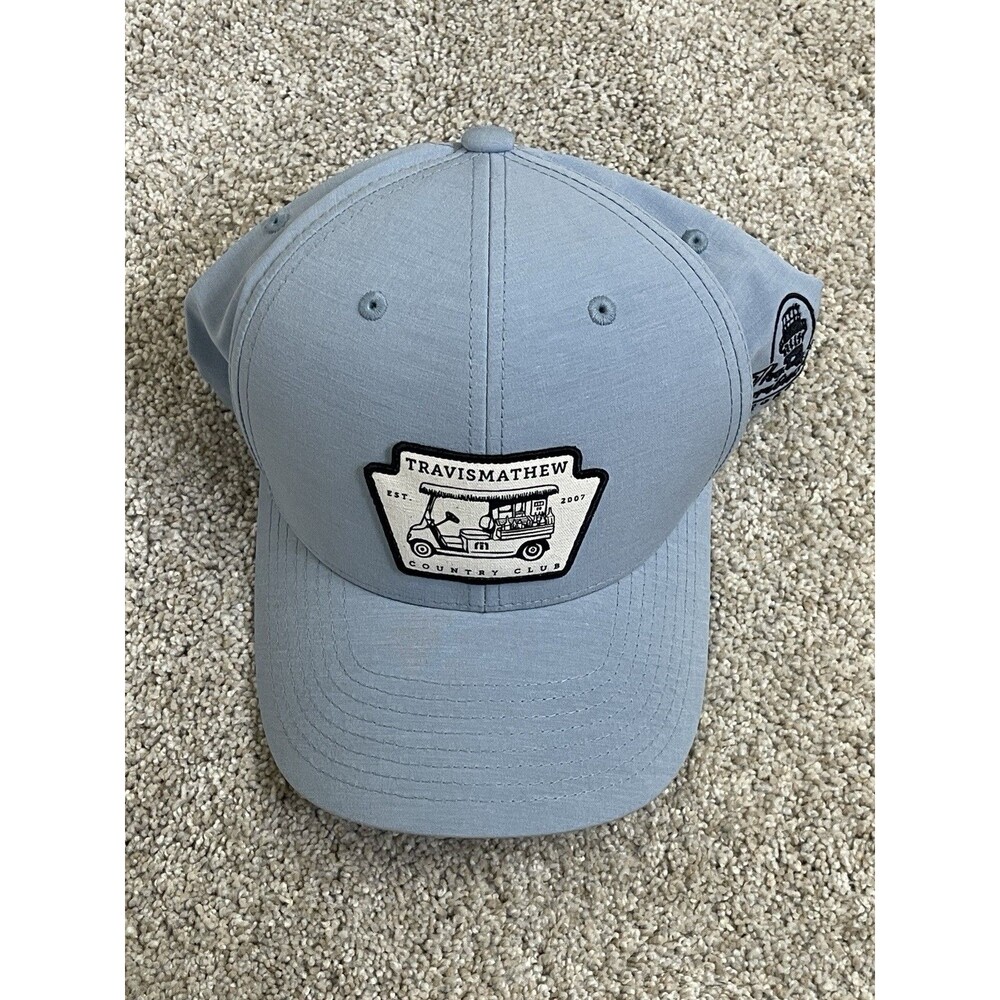 Men's Travis Mathew Blue Snapback Golf Hat One Size